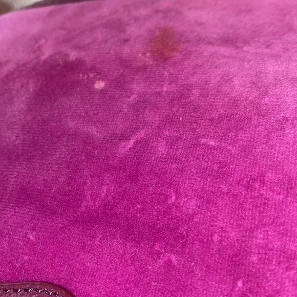 Vintage juicy couture tote bag handbag lap top bag large New with defects purple - Picture 7 of 9